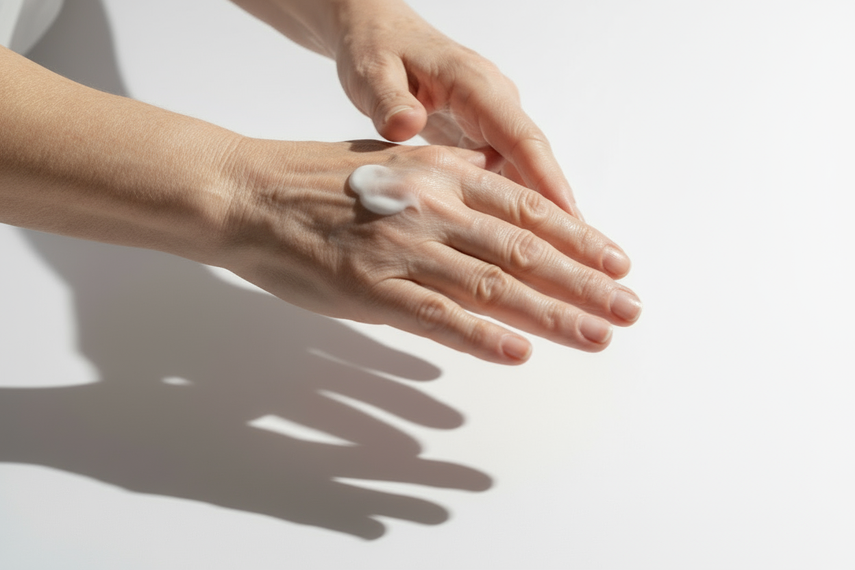 remove hand cream bottle